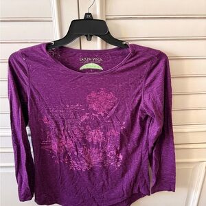 Earth Yoga Magenta Long Sleeve Top